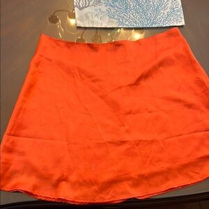 Vibrant Orange Skirt